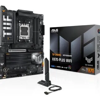ASUS TUF Gaming X870-Plus WiFi -emolevy, AMD X870, AM5, ATX, DDR5 (TUFGAMINGX870-PLUSWIFI)