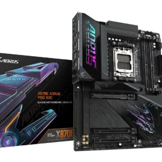 Gigabyte X870E AORUS PRO X3D moderkort, AMD X870E, AM5, ATX, DDR5, Wi-Fi, Bluetooth (X870EAPROX)