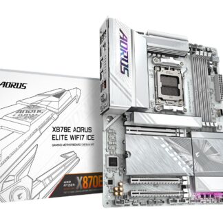 GIGABYTE Amd X870E Socket AM5 ATX X870EAELITEWF7ICE1.2 (X870E A ELITE WF7 ICE 1.2)