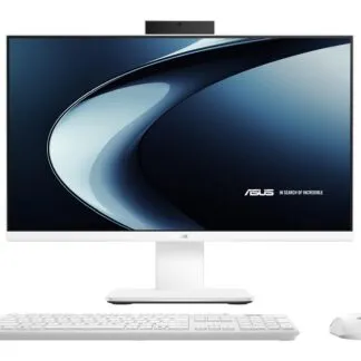 ASUS AiO 23,8" All-in-One-tietokone, Intel Core 5 220H, 16 Gt, 512 Gt SSD, Windows 11 Pro, valkoinen (90PT03X1-M0CCW0)