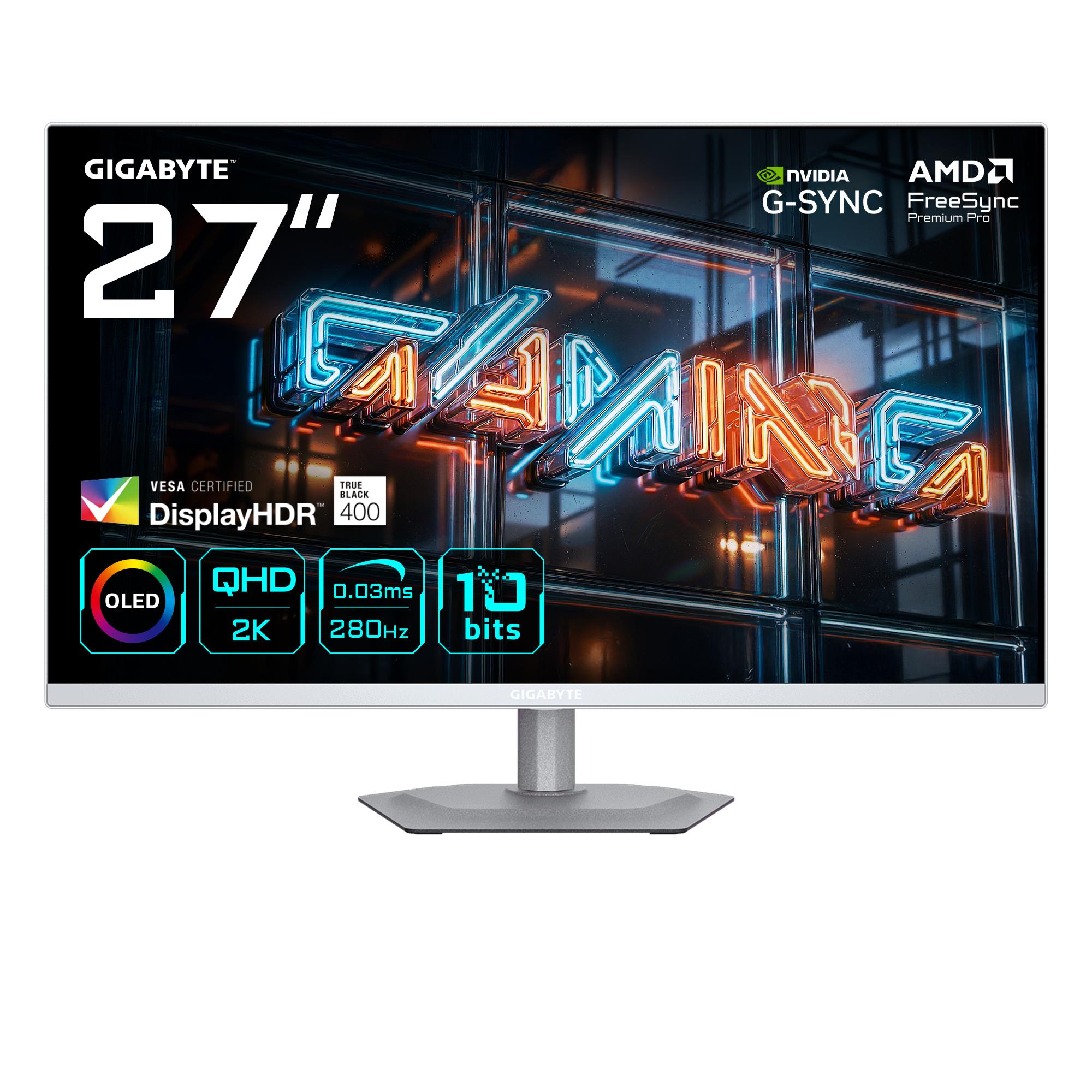 GIGABYTE Monitor 27" 2560 x 1440 pixels (MO27Q2AICEEK)