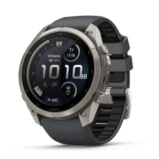 Garmin Fenix 9 Pro Solar smartwatch, Titanium (010-04338-01)
