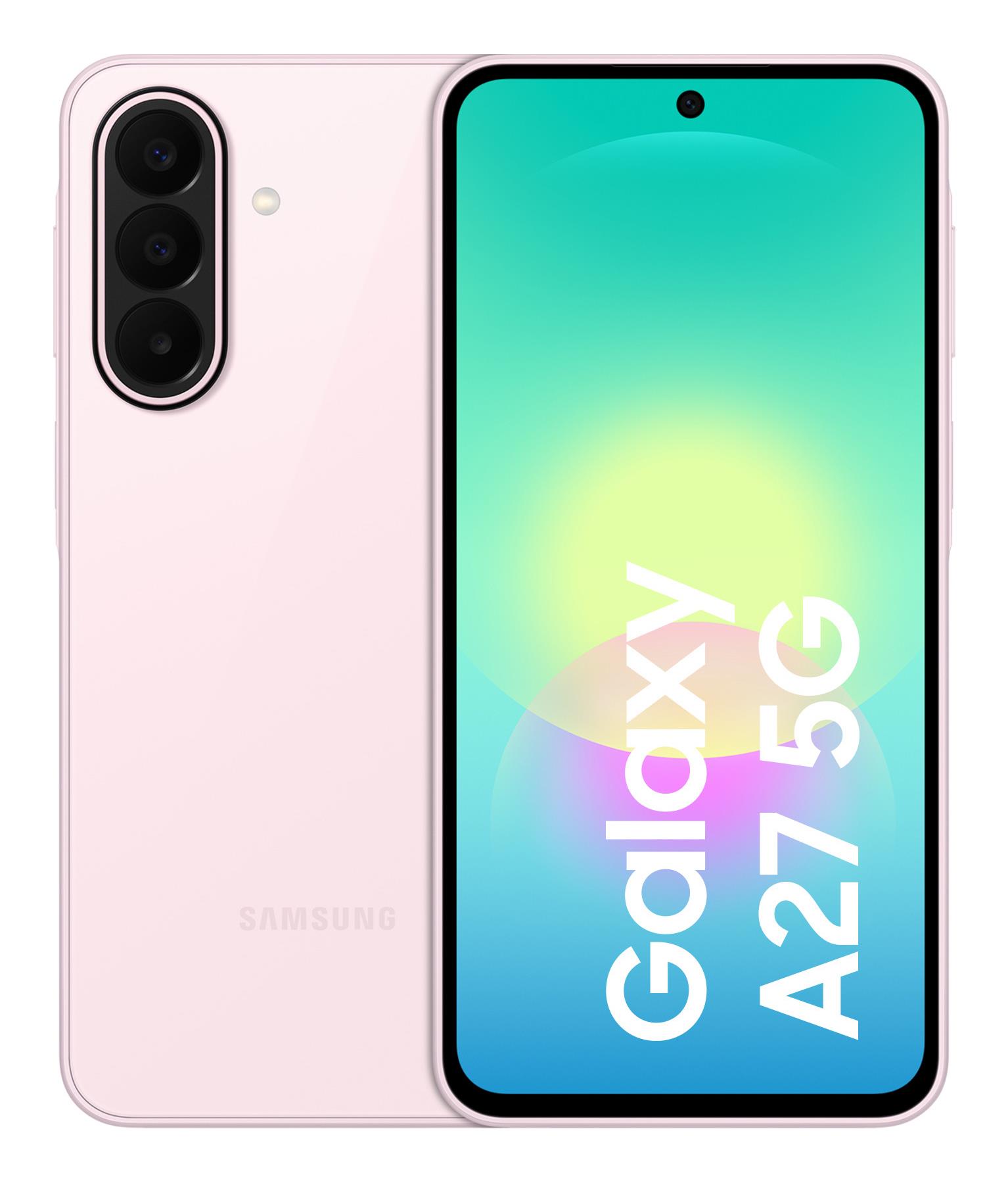 Samsung Galaxy A27 5G 128 Gt -älypuhelin, vaaleanpunainen (SM-A276B)