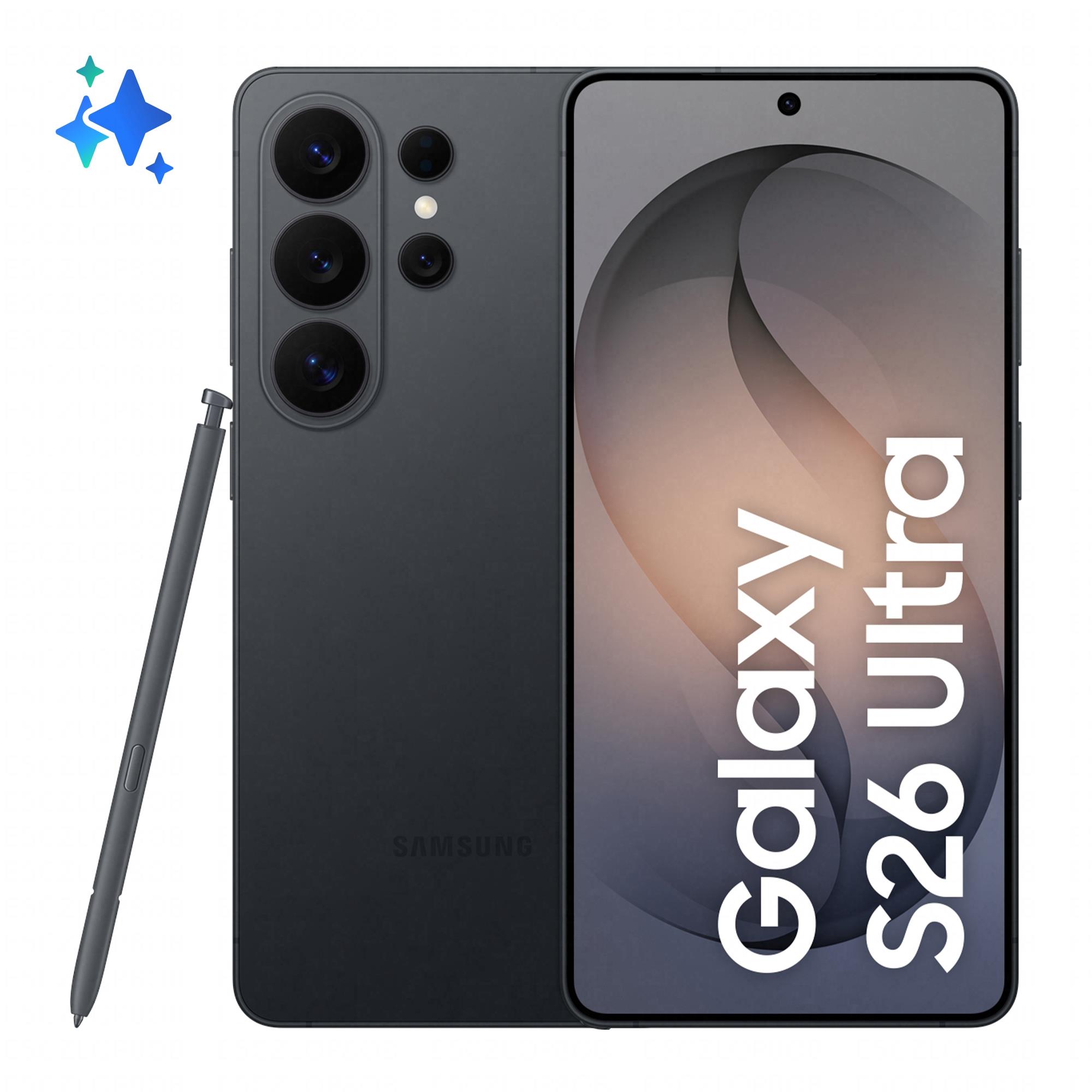 Samsung Galaxy S26 Ultra 256 Gt -älypuhelin, musta (SM-S948B)