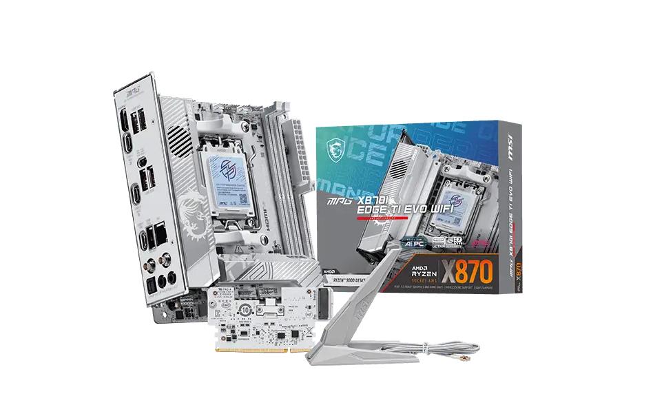 MSI AMD X870 Socket AM5 mini ITX MPGX870IEDGETIEVOWIFI