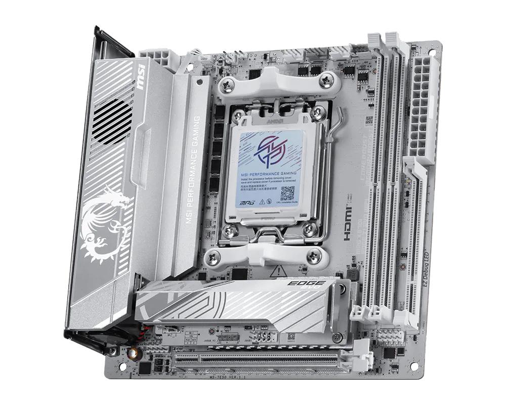 MSI AMD X870 Socket AM5 mini ITX MPGX870IEDGETIEVOWIFI - Image 3